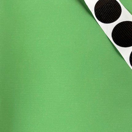 Papier emballage cadeau uni vert gazon FSC Italie recyclable 70cm x 50m